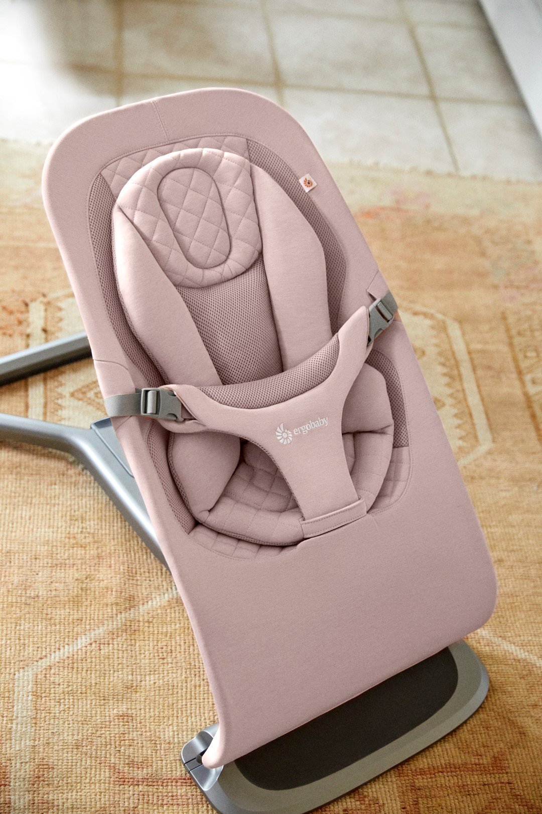 Ergobaby Evolve 3-in-1 Bouncer – Blush Pink - Image 9