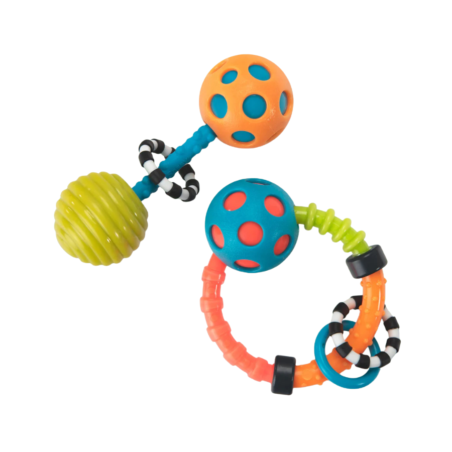 Sassy Bend & Flex Ring Rattle zvečka