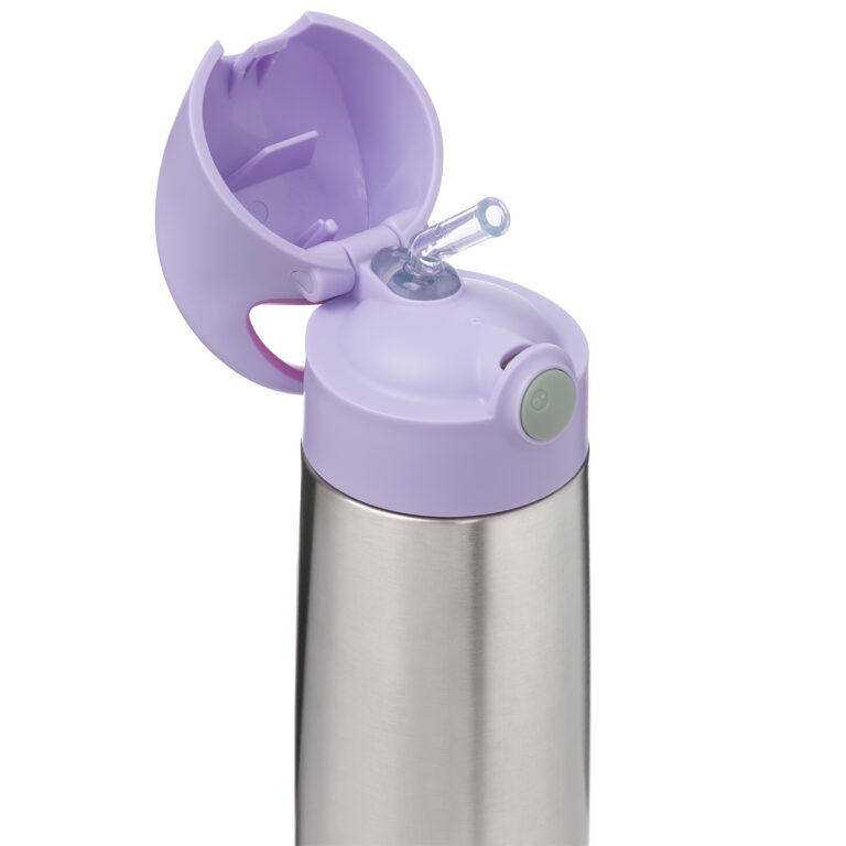 b.box Termo bočica sa slamkom, 500ml - sugar plum