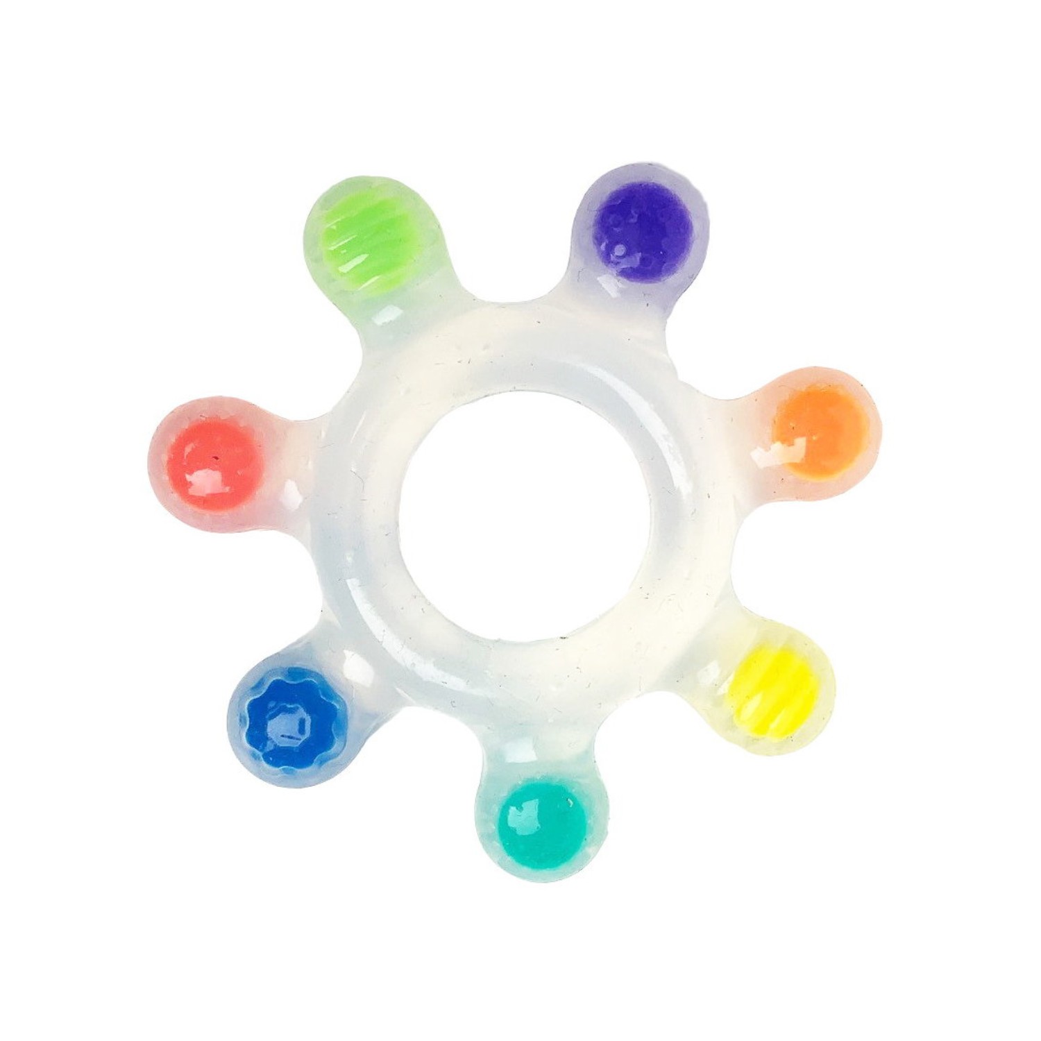 Sassy Rainbow Star Teether grickalica