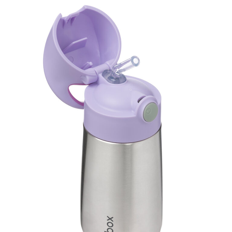 b.box Termo bočica sa slamkom, 350ml - sugar plum