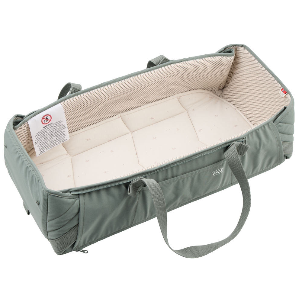Voksi Carry Me, mekana prijenosna košara Meadow Green Leaf - Slika 6