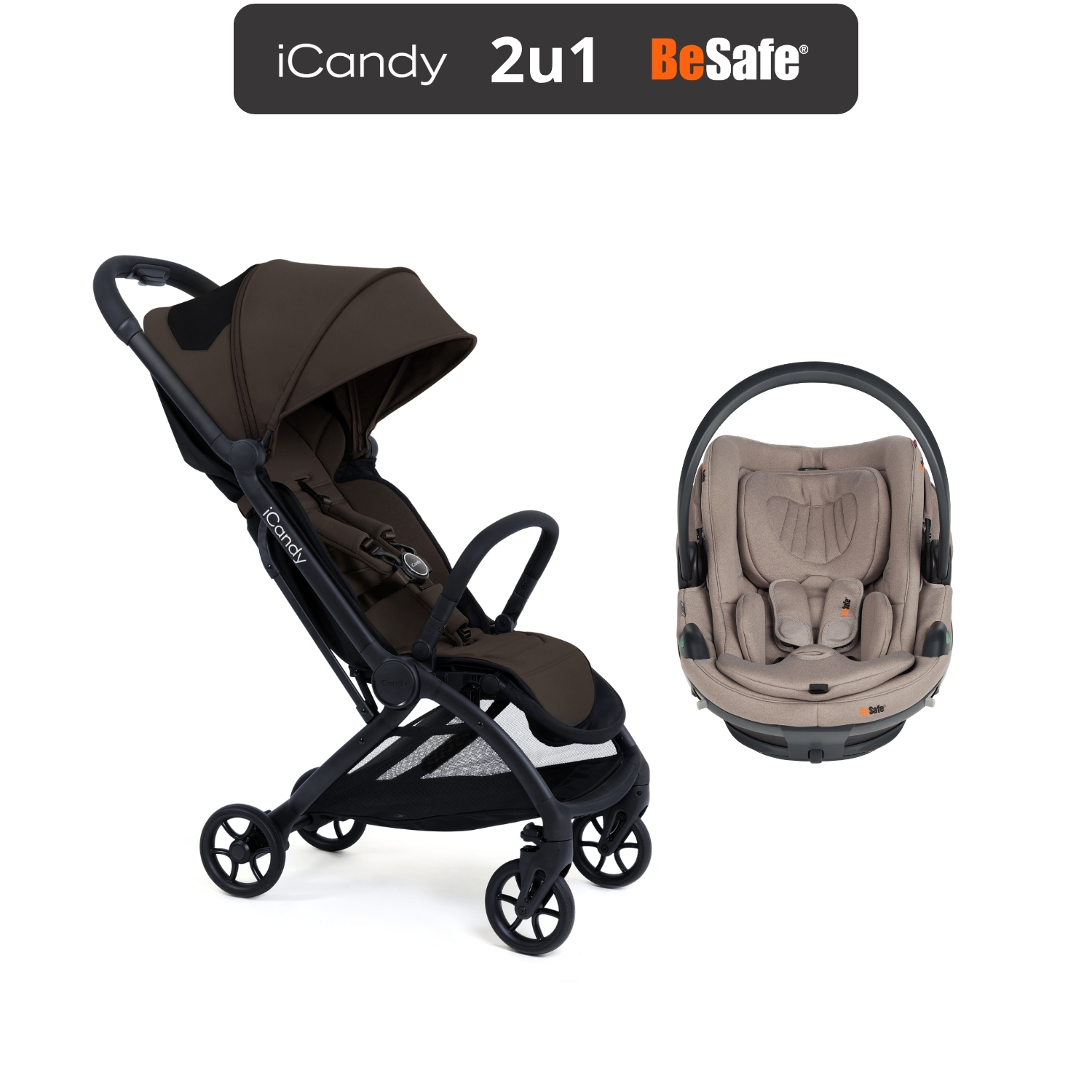 2u1 putni sustav: iCandy PIP kolica i BeSafe Go Beyond² autosjedalica